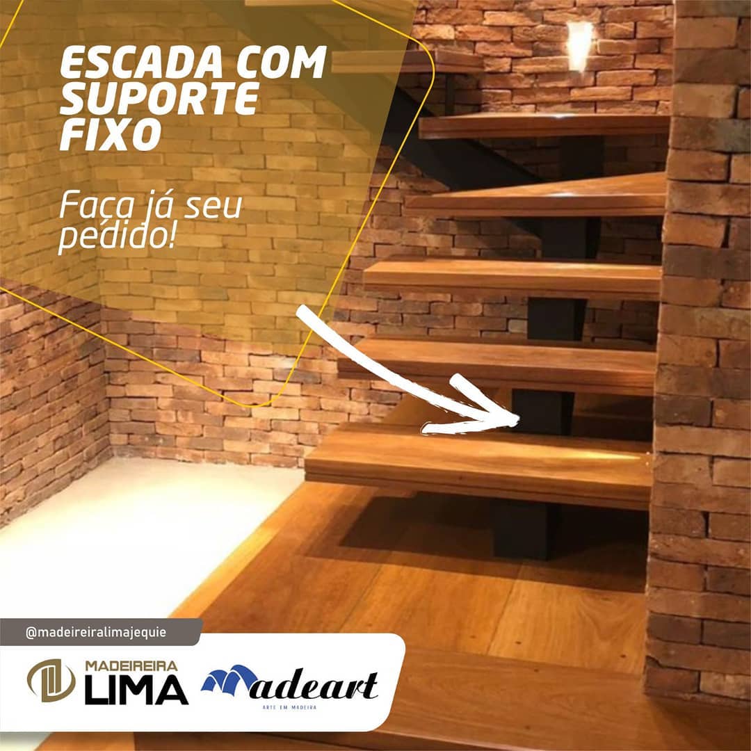 Escadas em Pau D'Arco