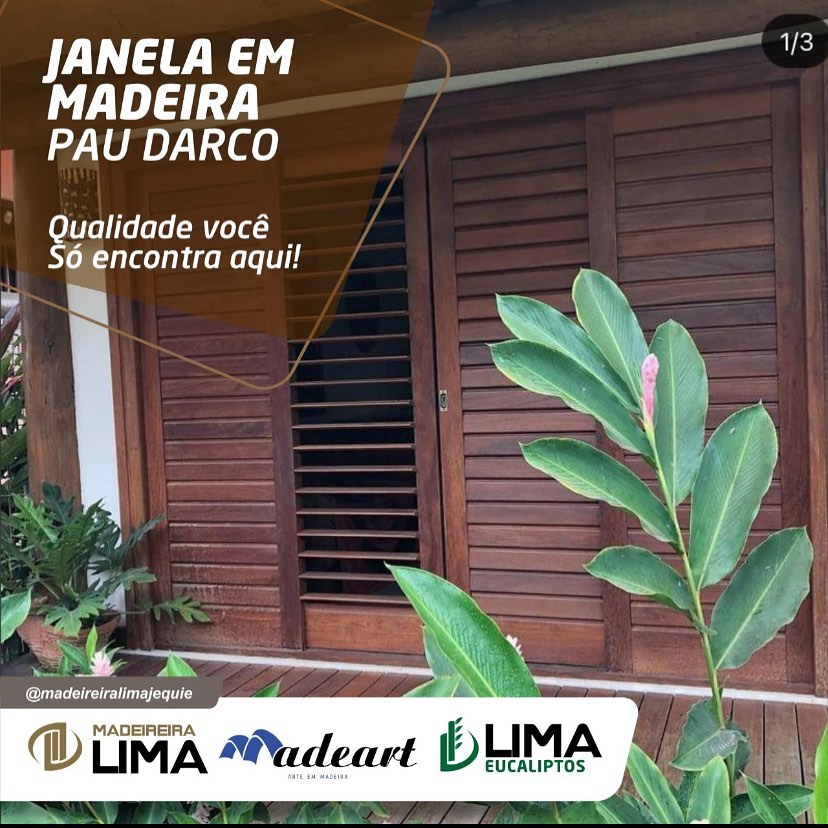 Janela em Pau D'Arco