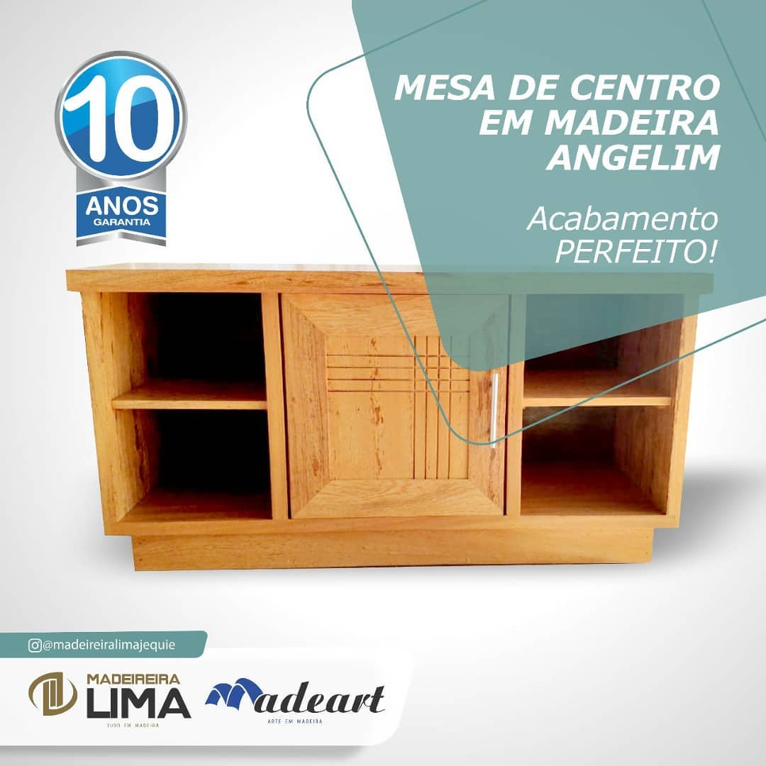 Mesa/Rack de Centro em Angelim