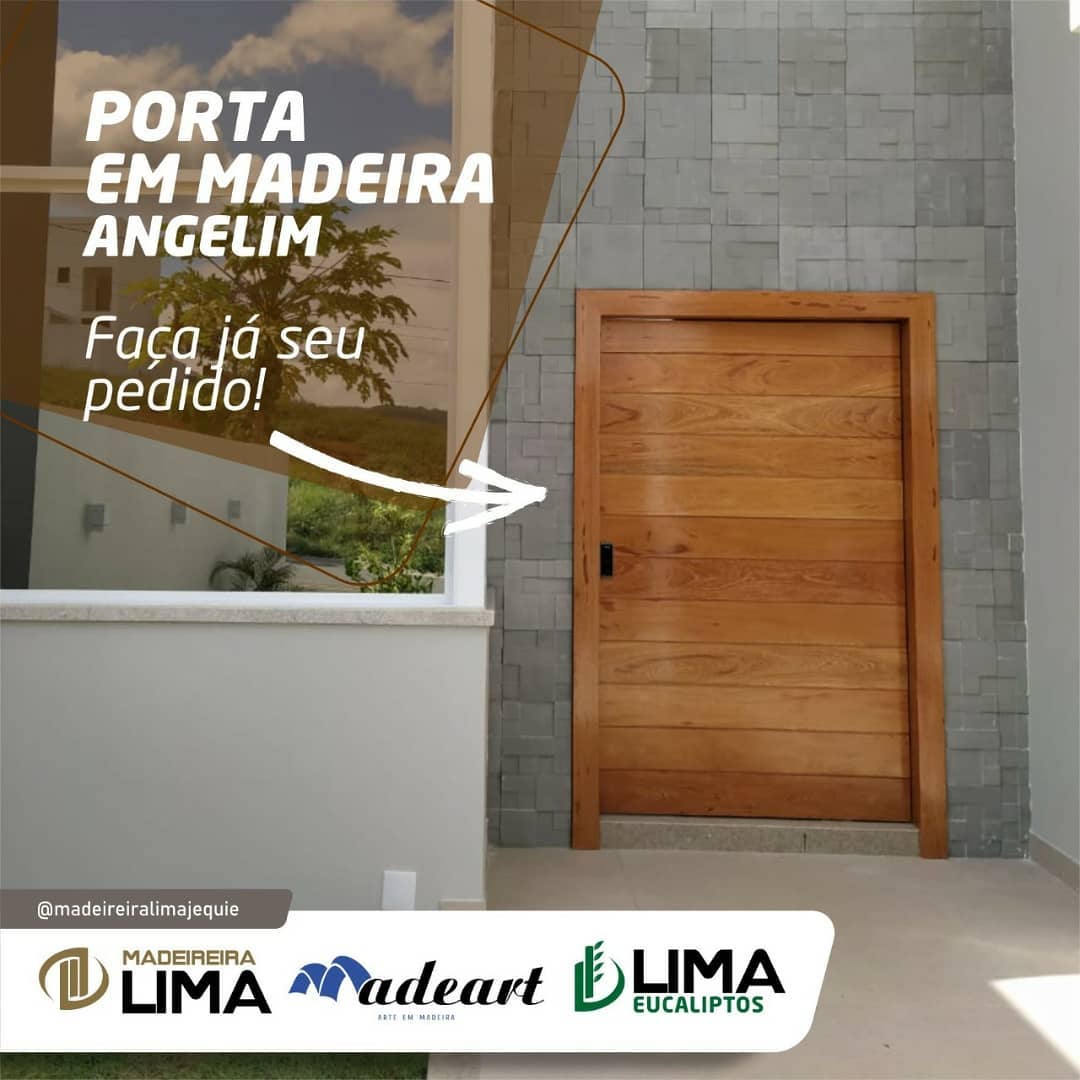 Portas em Madeira Angelim