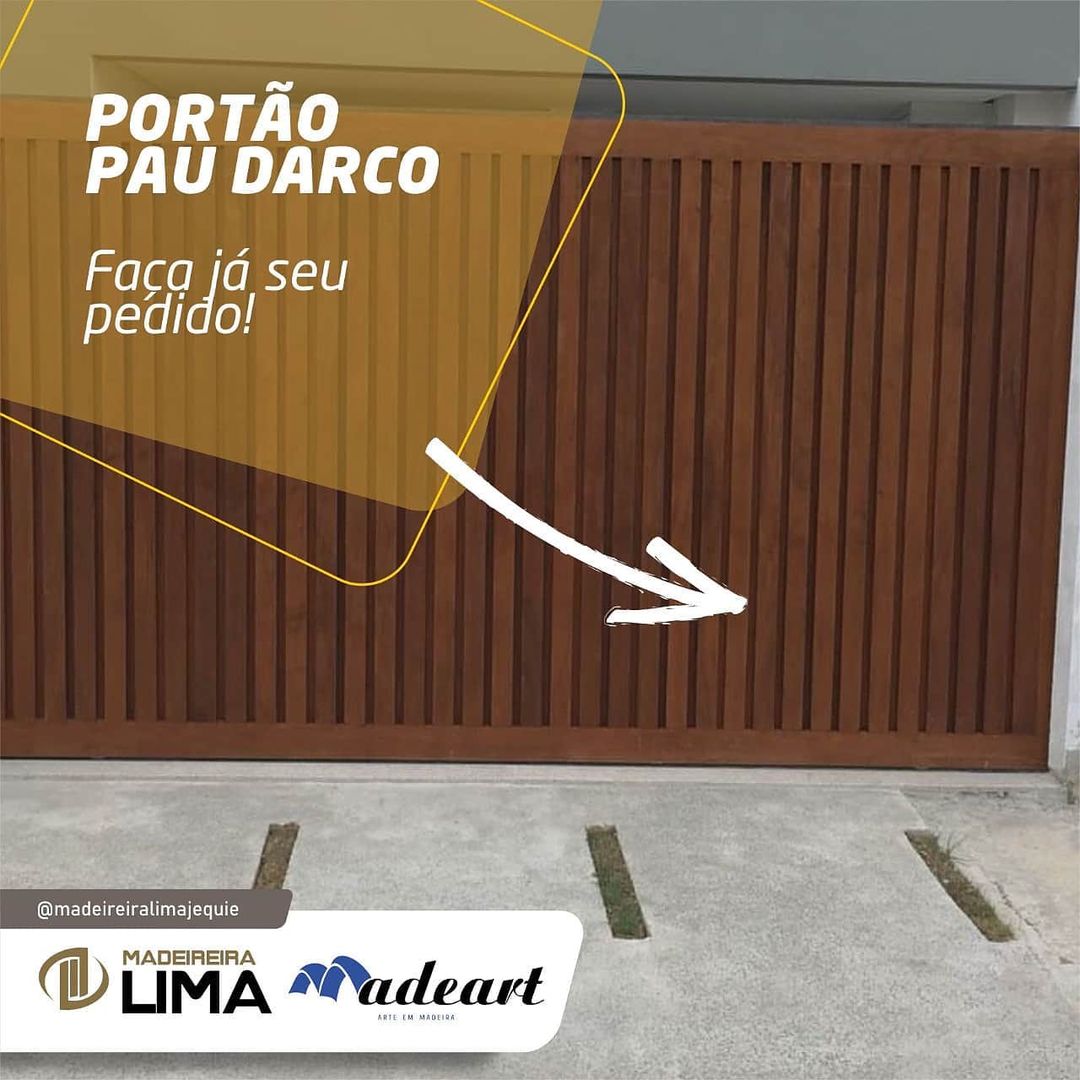 Portão Ripado em Pau D'Arco